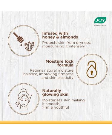 Joy Honey & Almonds Nourishing Skin Cream 200ml - Hydrating Moisturizer for All Skin Types | Buy Internationally - Buy Online on GoSupps.com