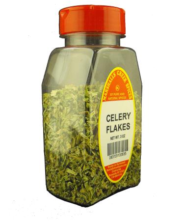 CELERY FLAKES FRESHLY PACKED IN LARGE JARS, spices, herbs, seasoning