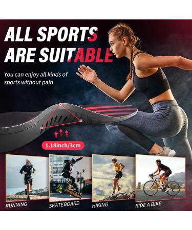 Plantar Fasciitis Insoles for Men & Women - Arch Support Inserts & Orthotic Relief | Shock Absorbing Foot Inserts for Flat Feet | XS Size Available - Buy Online on GoSupps.com