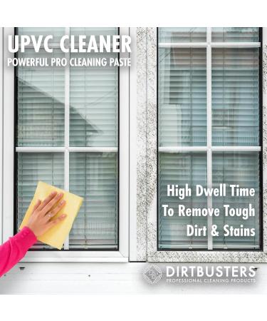Dirtbusters UPVC PVCU Cleaner & Restorer - For Door Window Frame Conservatory Garden Furniture Facias PVC & Plastic (500g) 1 - Buy Online on GoSupps.com