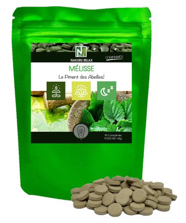 NAKURU | Melissa | 90 Tablets of 500mg | Relax Range | Made in France / "Le Piment des Abeilles!"