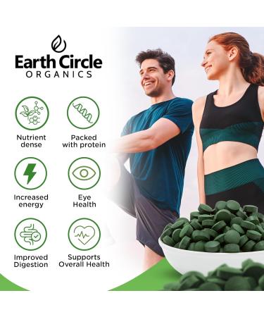 Premium Organic Chlorella / Spirulina Tablets 1000 Count (50/50) | Vegan Kosher Green Algae Superfood | Cracked Cell Wall for Maximum Absorption | High in Protein Iron Chlorophyll - Pack of 1 1000 Count (Pack of 1) - Buy Online on GoSupps.com