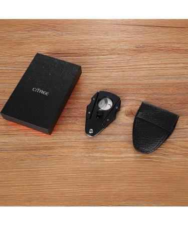 CiTree Double Blade Guillotine Cutter with Safety Lock - Stainless Steel Clippers (Black) - Buy Online on GoSupps.com