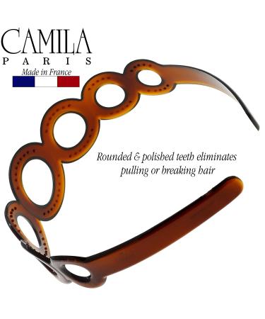 Camila Paris MP307 French Headband for Women - Strong Hold Grip, Flexible & Durable - Made in France with Cellulose - Buy Online on GoSupps.com