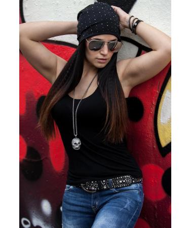 styleBREAKER Women's Rhinestone Long Beanie Hat - Slouchy White Beanie (04024037) - International Shipping Available - Buy Online on GoSupps.com