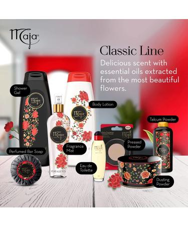 Maja Perfumed Talcum Powder 7 oz 2-Pack - Classic Oriental Scent for Fresh, Silky Skin - Buy Online on GoSupps.com