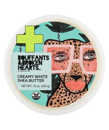 Ashanti Naturals Bouffants Bundle - Whipped Shea Butter Souffle (Pink Kisses) | Creamy White Shea Butter (15oz)