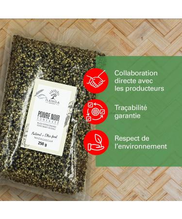 Ilanga Nature - Crushed Black Pepper - 250g | Madagascar - Buy Online on GoSupps.com
