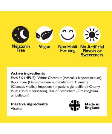 Bach RESCUE SLEEP Spray 20mL - Natural Sleep Aid & Stress Relief | Homeopathic Flower Remedy - Vegan & Gluten-Free - Buy Online on GoSupps.com