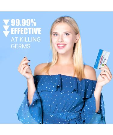 Beautifier Life Hand Sanitizing Wipes - 50 Individually Wrapped Antibacterial Wipes with 75% Alcohol, Aloe & Vitamin E - On-the-Go Essential for Travel, Home, Office & School - Aloe Vera, 50 Count - Buy Online on GoSupps.com
