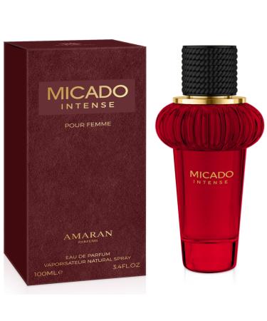 AMARAN Micado Intense Women s Eau de Parfum (EDP) 3.4 FL. Oz (100ml) Women s Perfume with Notes of Mandarin Orange Orange Blossom Tuberose Neroli Tonka Bean Sandalwood Marshmallow