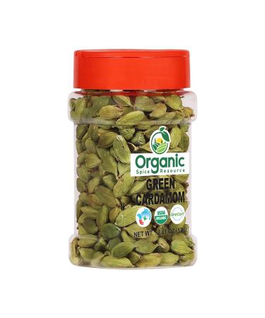 Organic Cardamom Pods 2.01 oz - 57g | Lab Tested for Purity | USDA Organic Approved | Raw from India - Buy Online on GoSupps.com