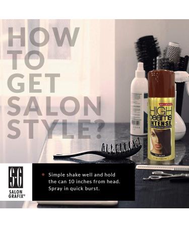 Salon Grafix High Beams Intense Temporary Spray - Brown for Unisex - 2.7 oz Hair Color - Buy Online on GoSupps.com