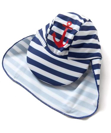 Baby Boys Sunsuit UPF 50+ Sun Protection with Zipper Swimwear and Sun Hat - Captain 18-24 Months - Buy Online on GoSupps.com