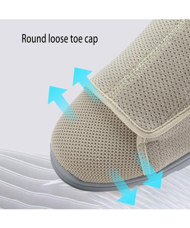 DXDUI Swollen Feet Diabetic Shoes - Adjustable Comfort for Elderly Unisex - Lightweight Non-Slip Bigfoot Valgus Shoes - Size 40 Black - Buy Online on GoSupps.com