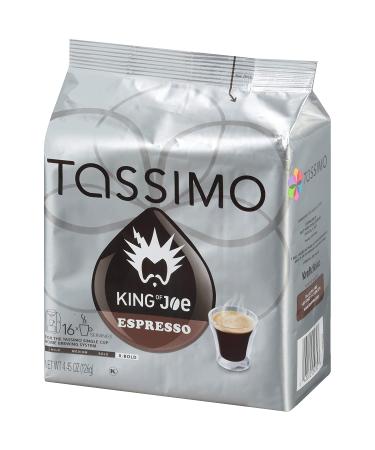 King of Joe Espresso T-Discs for Tassimo - 16 Count Pack - Premium Espresso Pods - Buy Online on GoSupps.com