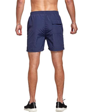 Tansozer Men's Swim Shorts with Mesh - XL Dark Blue - Perfect for Beach & Pool - International Shipping Available - Buy Online on GoSupps.com