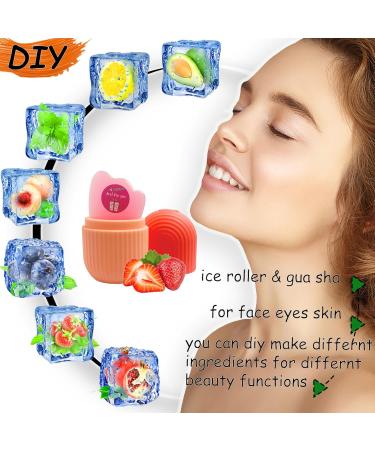 Keepaq Ice Scooter Face Massager - Reusable Silicone Ice Facial Scooters for Pore Reduction & Skin Care | B-Rosa - Buy Online on GoSupps.com