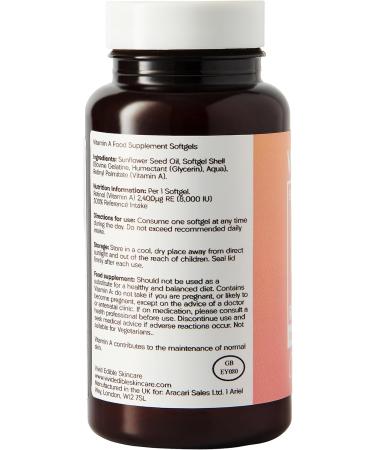 Instantly Boost Skin Elasticity with 8000 IU Retinol Soft Gel Capsules - 60 Servings - Buy Online on GoSupps.com