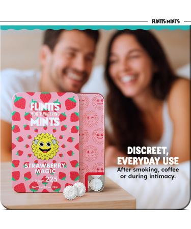 Flintts Mints After Party Pack Sugar Free Mouthwatering Mints for Dry Mouth Relief & Freshness Vegan Oral Health Support with Sparkle Effect Pocket Travel Saliva Substitute Lozenges Alternative - Buy Online on GoSupps.com