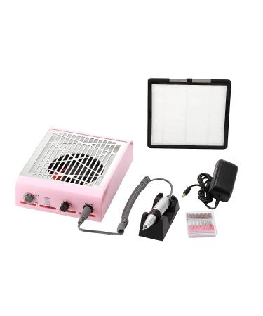 Miss Sweet Electric Nail Drill & Dust Collector Combo - Pink - Buy Online on GoSupps.com