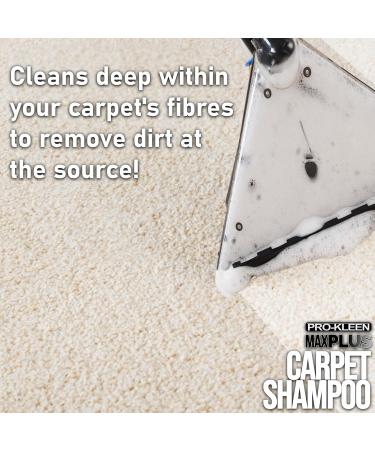 Pro-Kleen MAXPLUS Carpet Shampoo & Upholstery Cleaner Premium Formula to Remove Dirt & Stains Removes Pet Odours Suitable for all Machines (Citrus & Cedar 2 x 5 Litres) - Buy Online on GoSupps.com