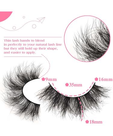 JIMIRE Flare Mink Lashes 10D Multi-dimensional Volume False Eyelashes - 5 Pairs - Buy Online on GoSupps.com