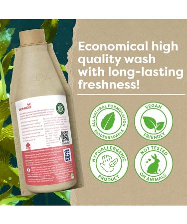 Eco-Mate - Pink Grapefruit Washing Up Liquid - 500ml (Pack of 3) - Eco Friendly - 100% Plant-Based Biodegradable Dish Washing Liquid - Suitable For Sensitive Skin - Natural Ingredients - Zesty Scent - Buy Online on GoSupps.com