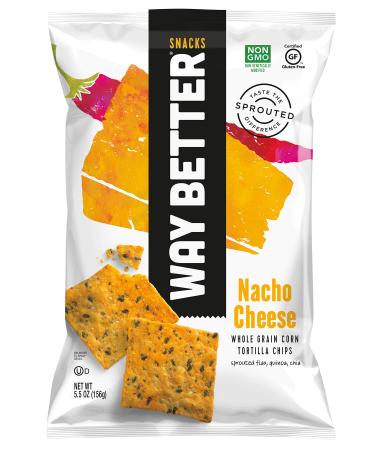 WAY BETTER SNACKS CHIP TRTLLA NACHO ABOVE 5.5OZ Nacho Cheese 5.5 Ounce