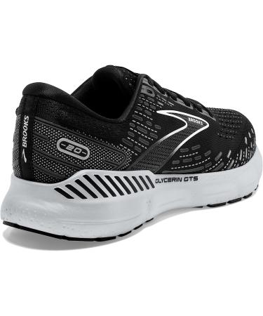 Brooks Women's Glycerin GTS 20 Running Shoe 7.5 | Black/White/Alloy - Buy Online on GoSupps.com