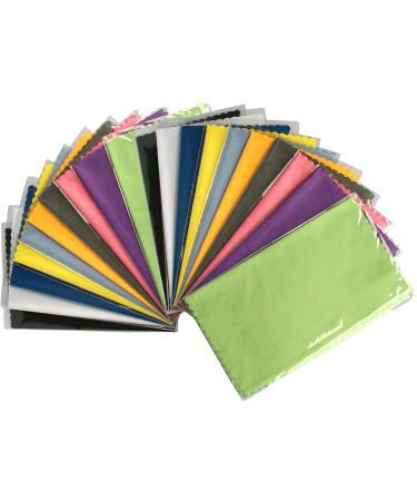 ColorYourLife 20-Pack Microfiber Cleaning Cloths for Smart Phones, Laptops, Tablets, Cameras & More - Buy Online on GoSupps.com