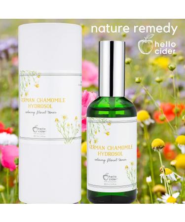 Chamomile Hydrosol Face Toner - Organic Floral Water for Hydrating Calming & Soothing Sensitive Skin | USA Made - Hello Cider - Buy Online on GoSupps.com