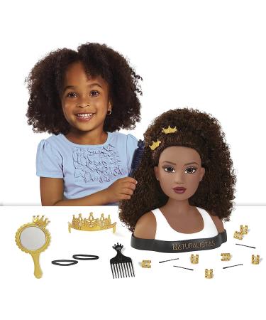 Naturalistas Dayna Deluxe Styling Head | 3C Textured Hair & 19 Accessories | Purpose Toys Development - Buy Online on GoSupps.com