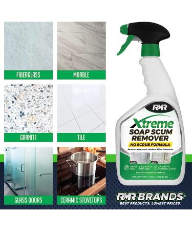 RMR Xtreme Soap Scum Remover - Fast-Acting Bathroom Cleaner - 32oz Spray Bottle - Buy Online on GoSupps.com