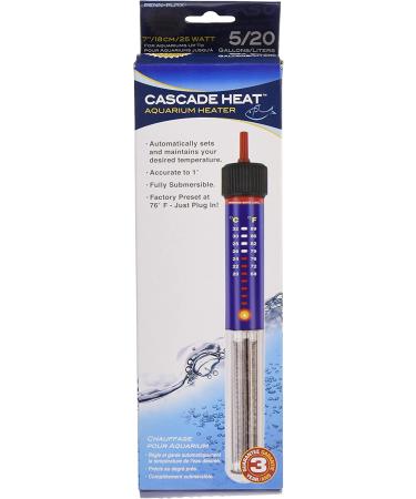 Penn-Plax 75W Aquarium Heater - Fully Submersible, Precise 1 Degree Accuracy for 5-15 Gallon Tanks - Buy Online on GoSupps.com