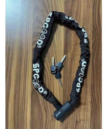 SPGOOD Bike Lock with 3 Keys - High-Safety Anti-Theft 90cm Chain Lock for Bicycle E-Scooter E-Bike MTB Motorcycle & Cargo Bike - Waterproof & Durable - Buy Online on GoSupps.com