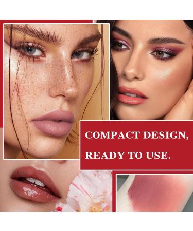 2PCS Mini Capsule Pills Lipstick Set Matte Lip Stain Long Lasting Waterproof Lip Gloss Kit Pill Shaped Lipstick Lip Balm Suit for Women Girls(01+03) - Buy Online on GoSupps.com