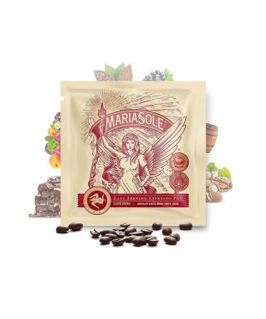 Mariasole Caff Crema - Premium Compostable ESE Pads (50pcs) - Traditional Sicilian Wood-Fired Roast - Rich Fruity & Chocolate Flavor - Buy Online on GoSupps.com