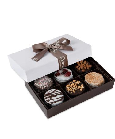 Barnetts Chocolate Cookies Sampler Gift Baskets, Prime Gourmet Food Gifts Idea For Men Women Birthday Holiday Corporate Christmas Mothers and Fathers Day, Vegan Variety Box, Candy Basket Delivery