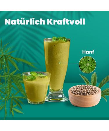 Buy 100% Organic Bio Hemp Protein - Vegan Gluten & Soy-Free 500g | Natural Minerals | Made in Germany | Healthy & Nutty Taste - Buy Online on GoSupps.com