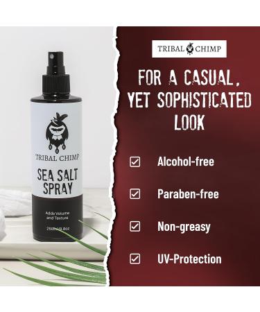 Sea Salt Hair Spray for Men - Thickening Volumizing Texturizing Spray Strong Hold & Alcohol-Free | Shop Internationally - Buy Online on GoSupps.com