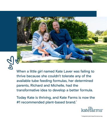 KATE FARMS Organic Adult Peptide 1.5 Formula - Hydrolyzed Plant-Based Nutrition for Oral & Tube Feeding | 12 Pack - 11 Fl Oz Each | Ideal for International Shipping - Buy Online on GoSupps.com