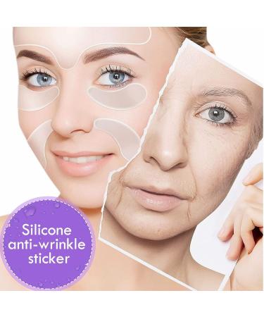 22 Pieces Reusable Silicone Chest Pads Patch Silicone Neck Pad Forehead Pad Set Cleavage Pad Eye Pad for Women Girls - Buy Online on GoSupps.com