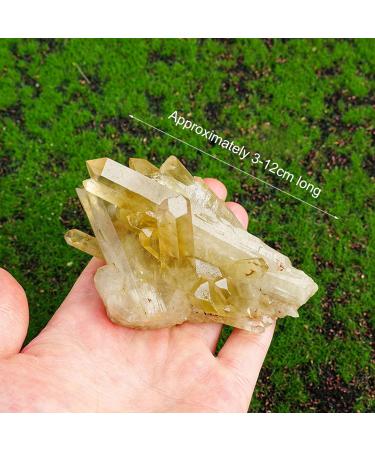 Natural Raw Calcite Crystal Cluster Geode Stone Irregular Specimen Gemstone Crystal Cluster for Reiki Home Decoration 400g Gift (Color : 300g) - Buy Online on GoSupps.com