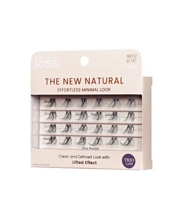 Buy KISS The New Natural False Eyelashes | Noir 12mm-16mm | 24 Wisps Contact Lens Friendly Easy to Apply & Reusable - Buy Online on GoSupps.com
