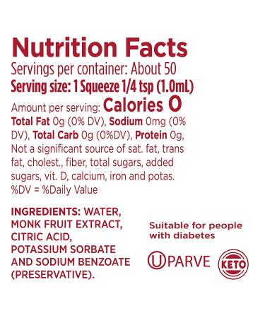 SPLENDA Monk Fruit Liquid Sweetener Drops, Zero Calorie - 3.38 Fl Oz Bottle (Pack of 2) - Buy Online on GoSupps.com