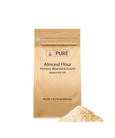 Pure Original Ingredients Almond Flour (1 lb) Blanched Almonds, Gluten Free, Paleo & Keto Friendly - Buy Online on GoSupps.com