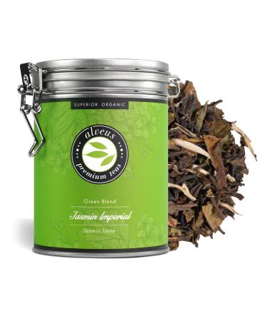 "Jasmin Imperial" Jasmintee Lose Bio in can completely reinvented 4 premium green and white teas without aroma additive 100 grams (approx. 40 cups) from Alveus 100 g (1 Pack) - Buy Online on GoSupps.com