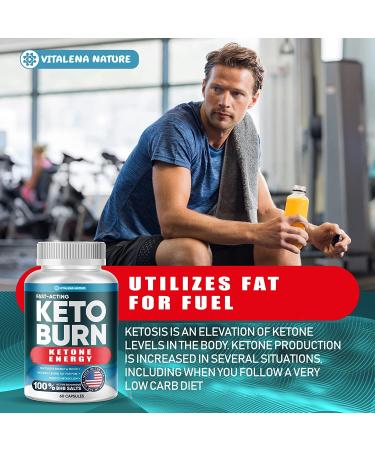 Pure BHB Exogenous Ketones Keto Pills - Advanced Ketosis Support Supplement Made in USA for Energy Boost - Buy Online on GoSupps.com