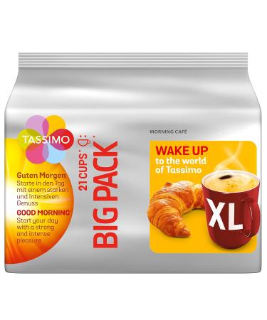 Buy Tassimo Capsules Morning Caf & Latte Macchiato - 105 Coffee Capsules Bundle | International Shipping Available - Buy Online on GoSupps.com